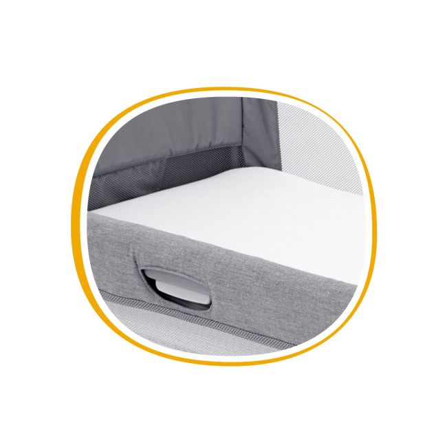 Joie - patut pliant 2 in 1 roomie gray flannel bbbp1814bagfl000