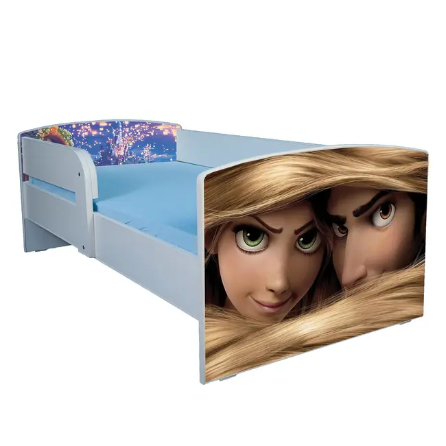Pat Personalizat Rapunzel Cu Saltea Si Sertar Incluse 160x80 Ptv1831