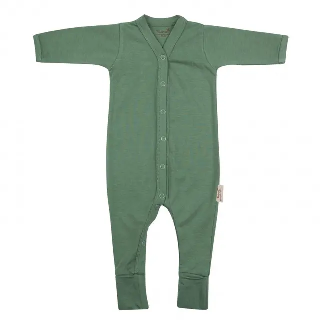 Salopeta de corp cu maneca lunga, din bambus aspen green 50-56 tnatm-bls50-530