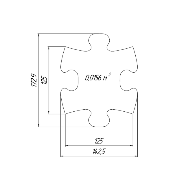 Set covorase ortopedice senzoriale puzzle mini puzzle muffik - okemfk-051