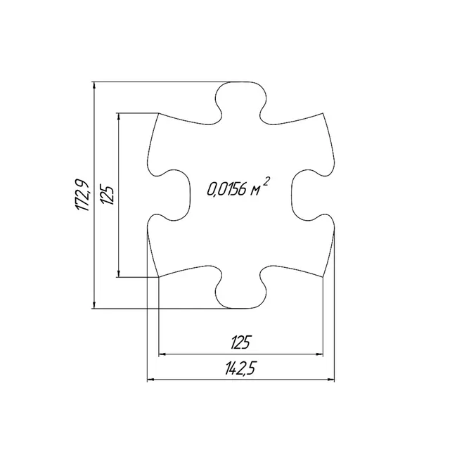 Set covorase ortopedice senzoriale puzzle mini puzzle muffik - okemfk-051