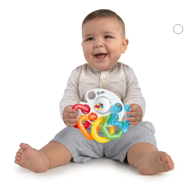 Bright starts - jucarie zornaitoare cu inele multicolore bbb12355