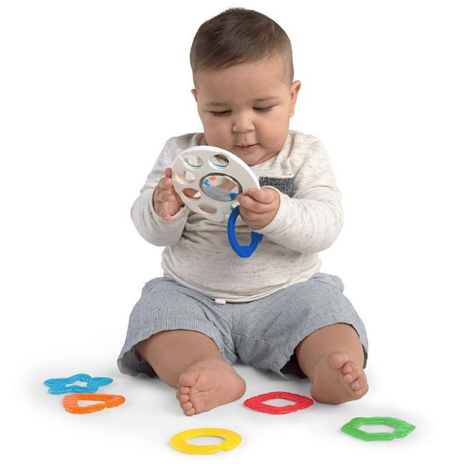 Bright starts - jucarie zornaitoare cu inele multicolore bbb12355