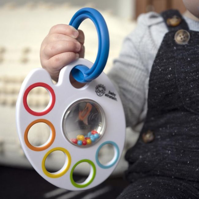 Bright starts - jucarie zornaitoare cu inele multicolore bbb12355