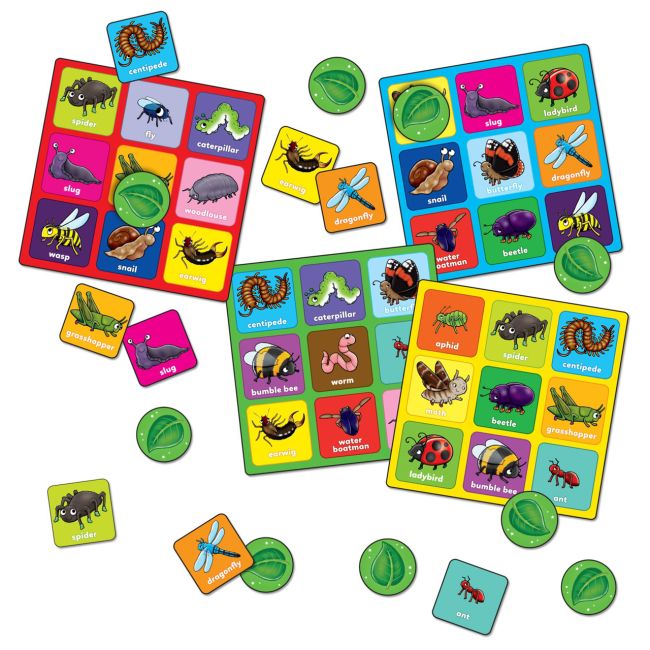 Joc educativ bingo mica insecta little bug bingo or359