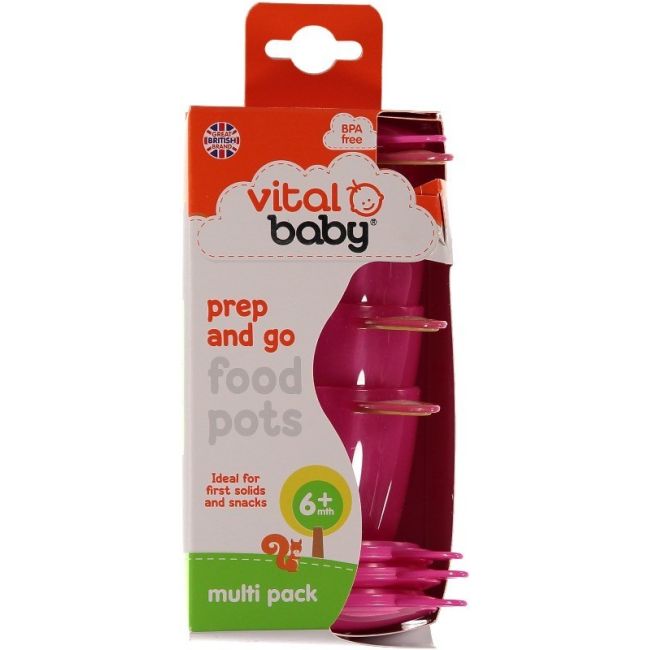 4 recipiente de stocare 6 luni+ Culoare - Orange - OMDVB443019