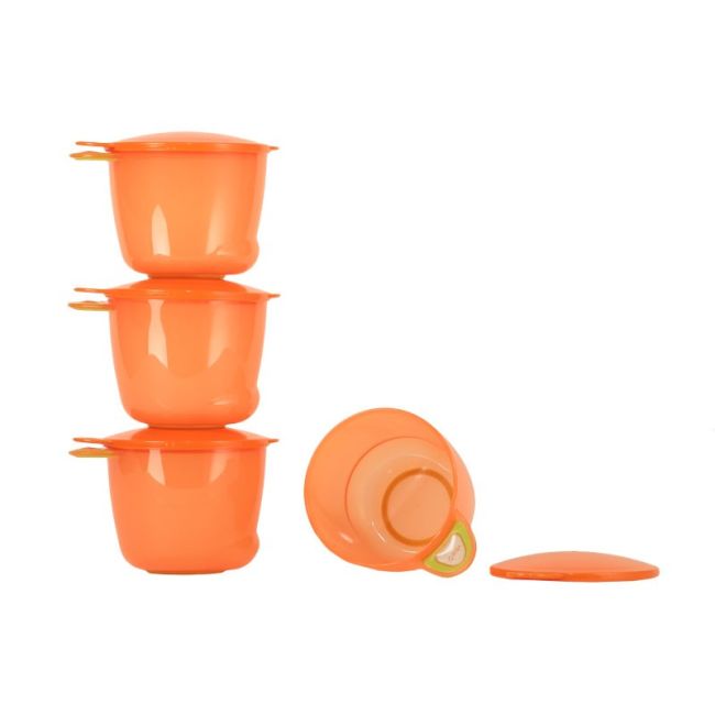 4 recipiente de stocare 6 luni+ Culoare - Orange - OMDVB443019