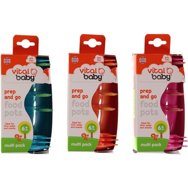 4 recipiente de stocare 6 luni+ Culoare - Orange - OMDVB443019