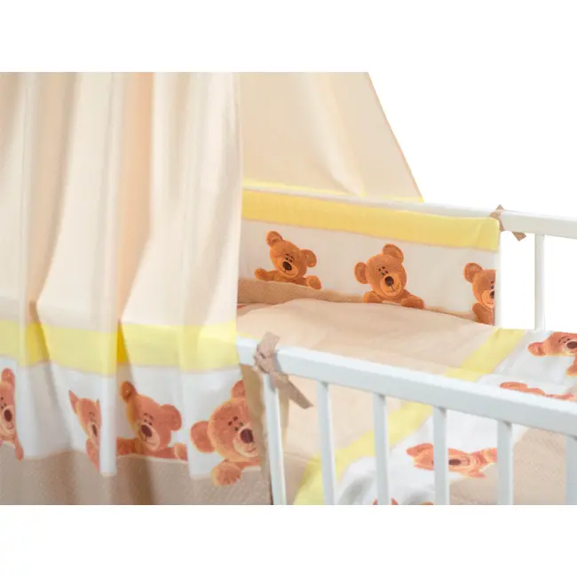 Lenjerie MyKids Teddy Bulinuta Maro 5 Piese 120x60 cm - MYK00007134