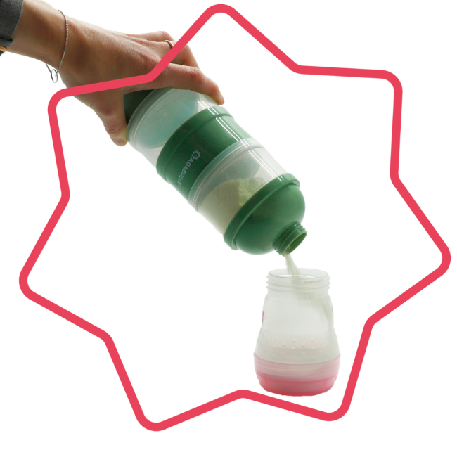 Badabulle - dozator lapte praf verde bbbb004204
