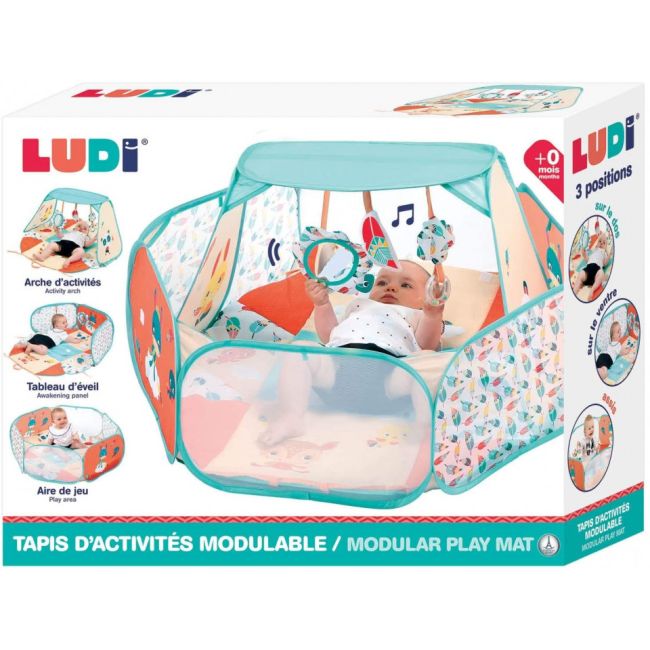LUDI Spatiu de joaca modular 3 in 1 DNBLUD20011