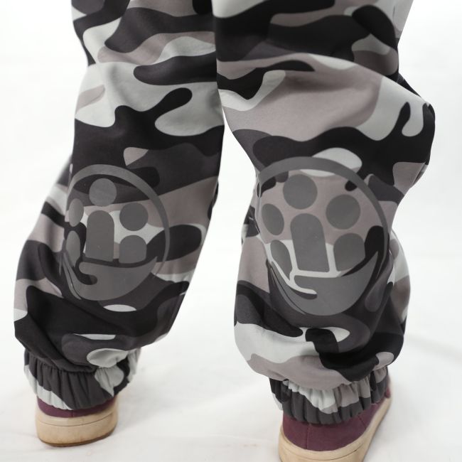 Salopeta impermeabila pentru copii Kidscare, cu protectie la vant si apa cu imprimeu Camuflaj - marime 104 SUPKCSI502_Camuflaj-104