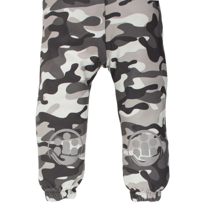 Salopeta impermeabila pentru copii Kidscare, cu protectie la vant si apa cu imprimeu Camuflaj - marime 116 SUPKCSI502_Camuflaj-116