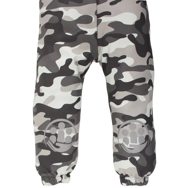 Salopeta impermeabila pentru copii Kidscare, cu protectie la vant si apa cu imprimeu Camuflaj - marime 98 SUPKCSI502_Camuflaj-98