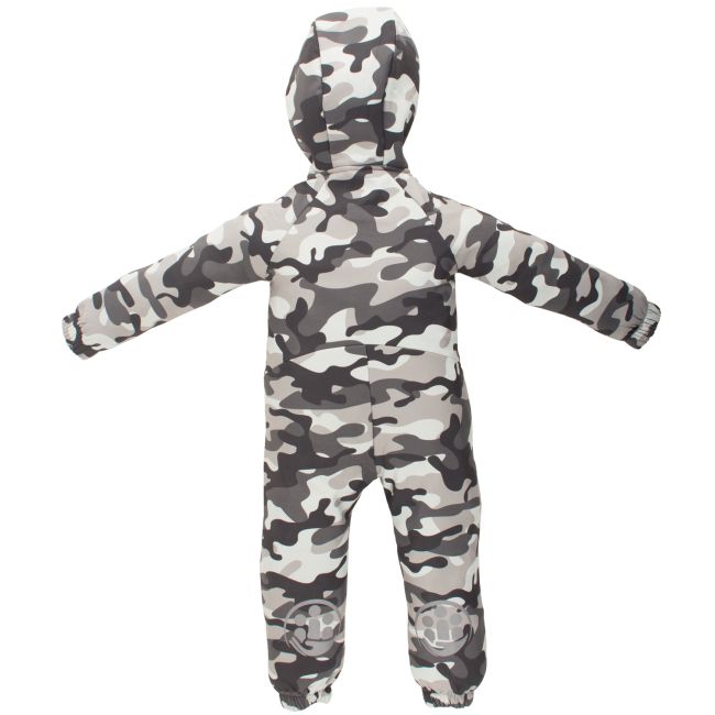Salopeta impermeabila pentru copii Kidscare, cu protectie la vant si apa cu imprimeu Camuflaj - marime 98 SUPKCSI502_Camuflaj-98
