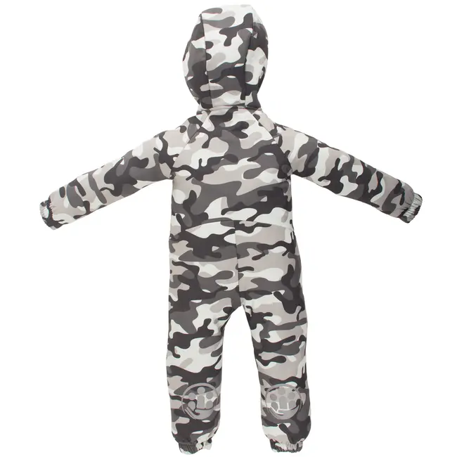 Salopeta impermeabila pentru copii Kidscare, cu protectie la vant si apa cu imprimeu Camuflaj - marime 98 SUPKCSI502_Camuflaj-98