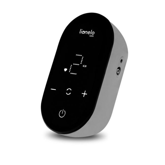 Lionelo - Pompa de san Fidi Go, Functie de masaj, Autonomie pana la 90 min, Afisaj LED, Cu accesorii, Gri Pal BYNLOC-FIDI-GO_GREY_STONE