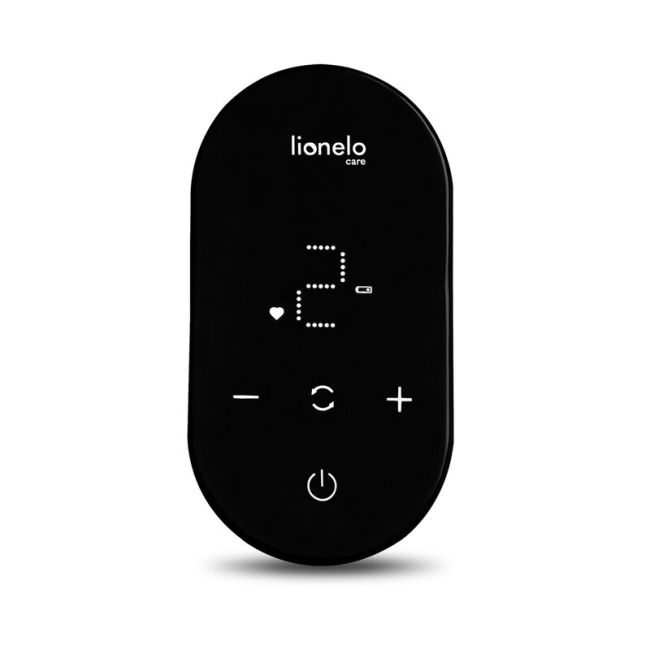 Lionelo - Pompa de san Fidi Go, Functie de masaj, Autonomie pana la 90 min, Afisaj LED, Cu accesorii, Gri Pal BYNLOC-FIDI-GO_GREY_STONE