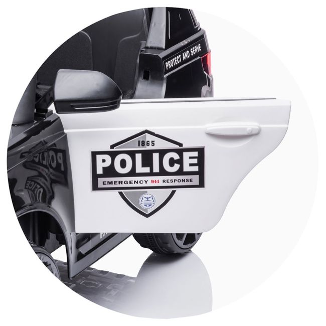 Masinuta electrica chipolino police suv black hubeljpol02201bl