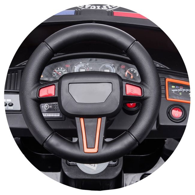 Masinuta electrica chipolino police suv black hubeljpol02201bl