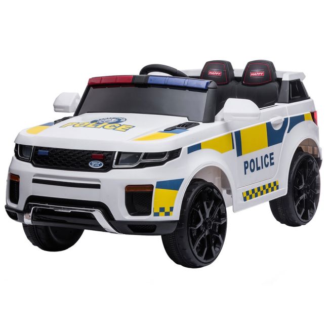 Masinuta electrica chipolino police suv white hubeljpol02202wh