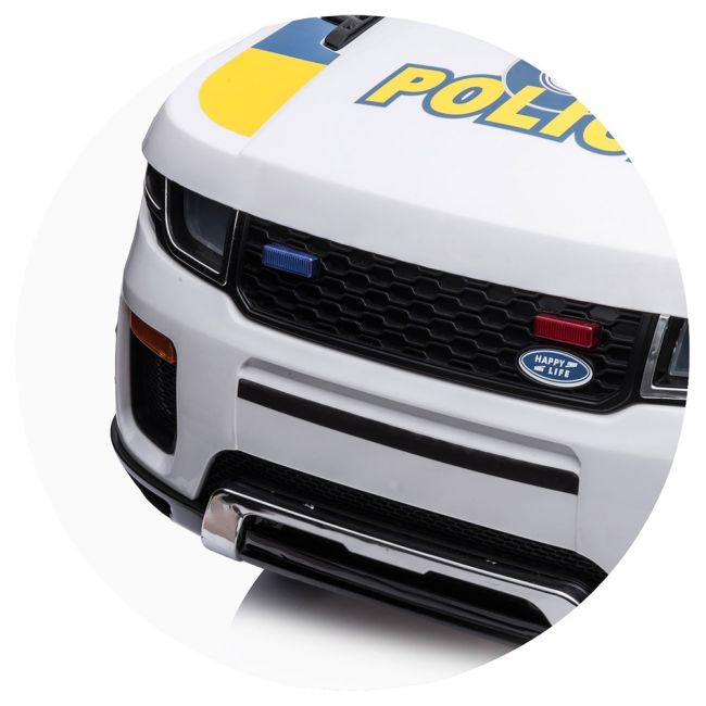 Masinuta electrica chipolino police suv white hubeljpol02202wh