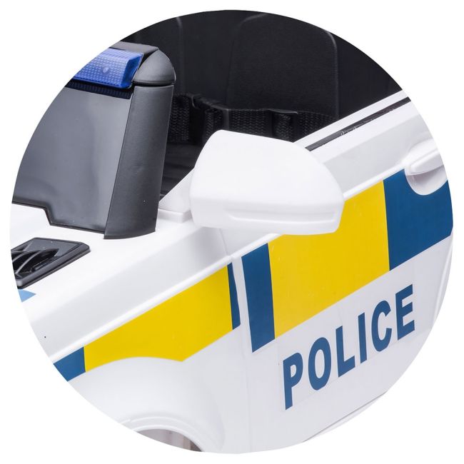 Masinuta electrica chipolino police suv white hubeljpol02202wh