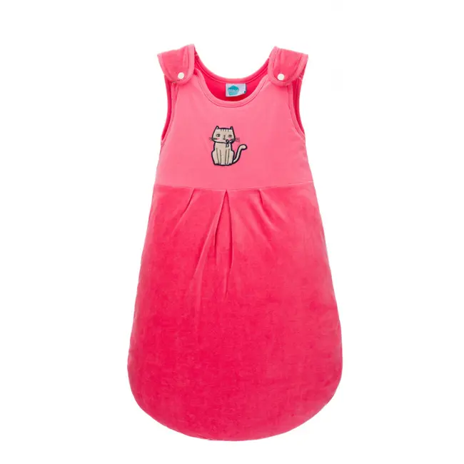 Sac de dormit BIO Organic coral red, pisica, 90 cm. Fillikid KRS115-90-12