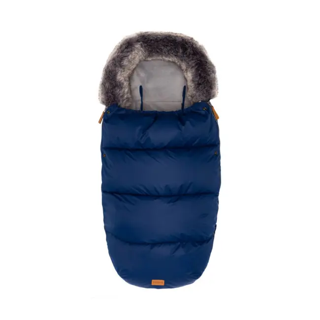 Sac de iarna cu guler blanita detasabil, pentru carucior, Navy, 100x50 cm, Fillikid KRS4880-01