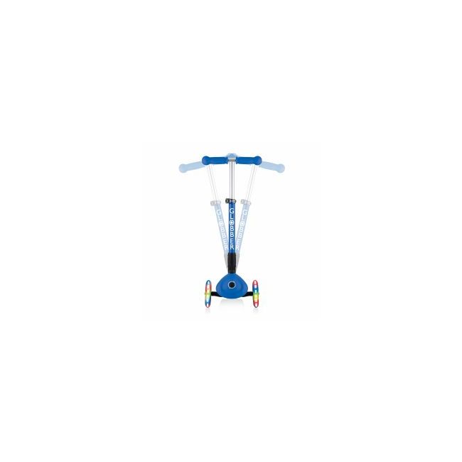 Trotineta Globber Junior pliabila cu lumini culoare albastra FUNK437-100