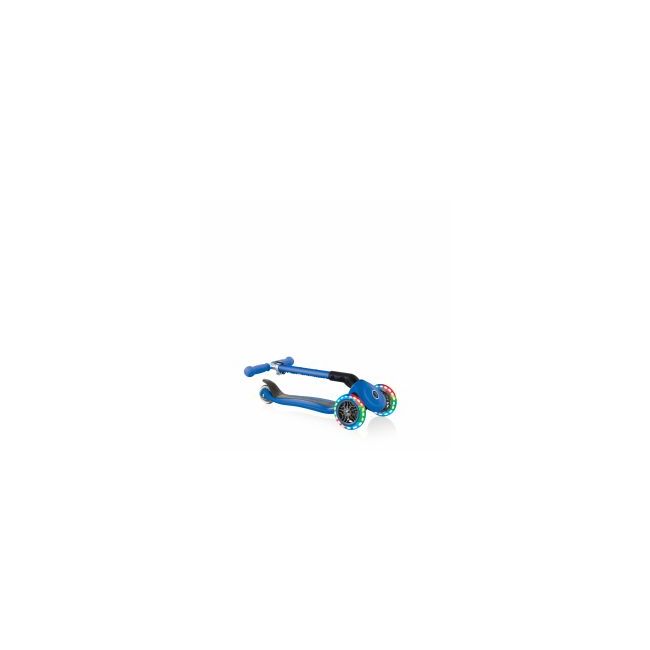 Trotineta Globber Junior pliabila cu lumini culoare albastra FUNK437-100