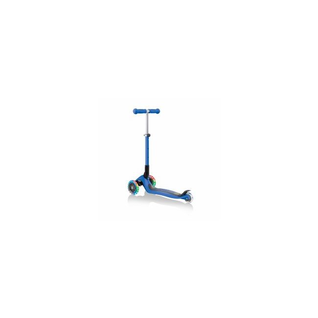 Trotineta Globber Junior pliabila cu lumini culoare albastra FUNK437-100