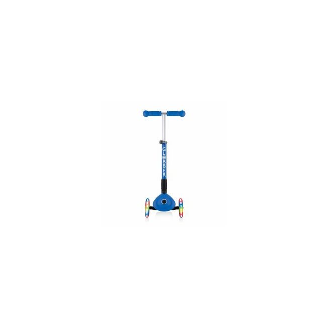 Trotineta Globber Junior pliabila cu lumini culoare albastra FUNK437-100
