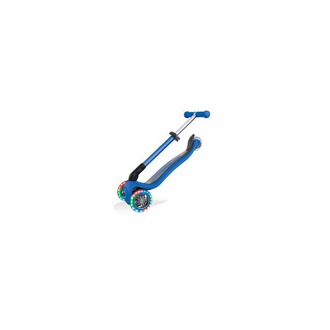 Trotineta Globber Junior pliabila cu lumini culoare albastra FUNK437-100