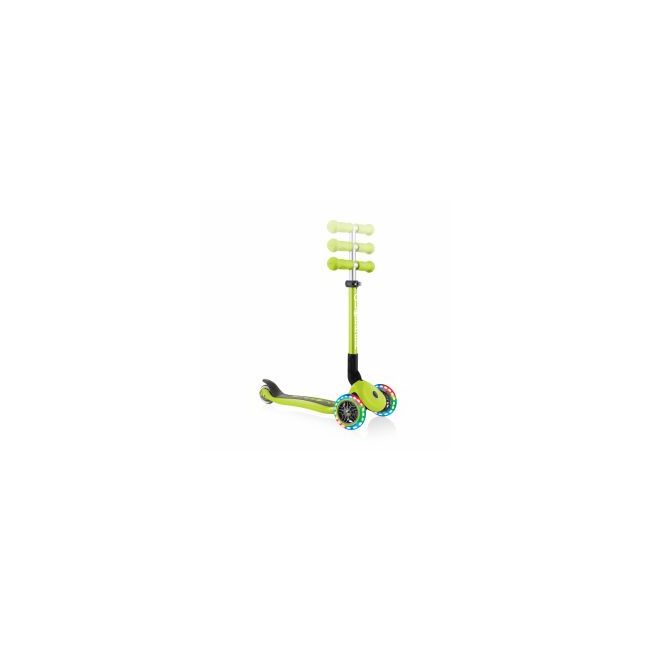 Trotineta Globber Junior pliabila cu lumini culoare verde FUNK437-106