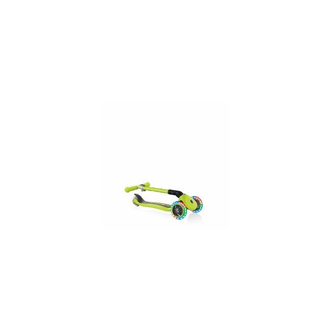 Trotineta Globber Junior pliabila cu lumini culoare verde FUNK437-106