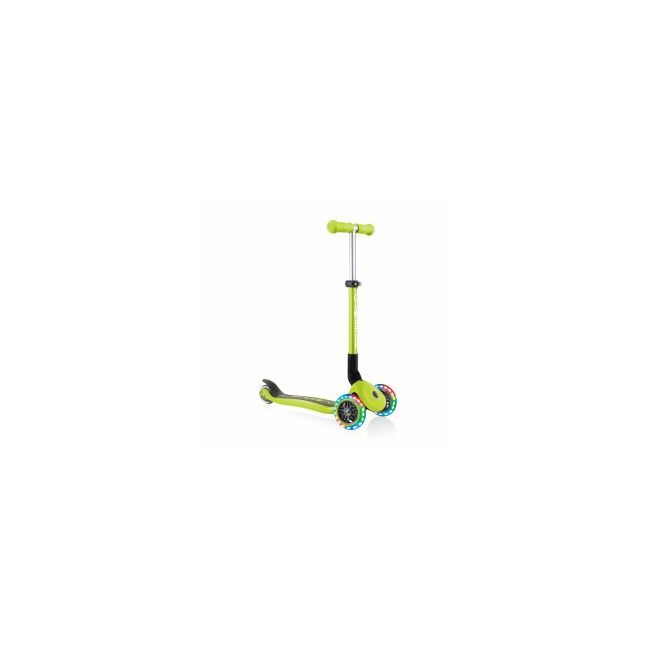 Trotineta Globber Junior pliabila cu lumini culoare verde FUNK437-106