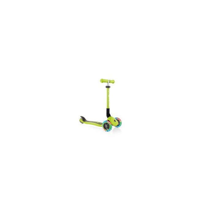 Trotineta Globber Junior pliabila cu lumini culoare verde FUNK437-106