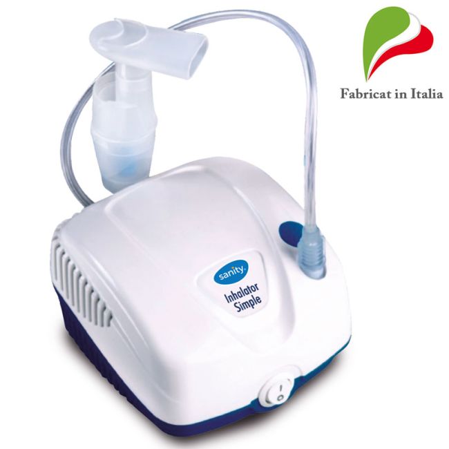 Aparat aerosoli cu compresor Sanity  Inhaler Simple, MMad 2.44 μm, compact si dimensiuni... BITsanityinhalersimple