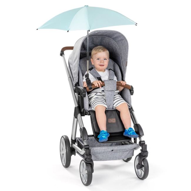Umbreluta de soare ajustabila cu protectie solara UV 50+, pentru carucior bebelusi, menta, Reer ShineSafe Mint 84173