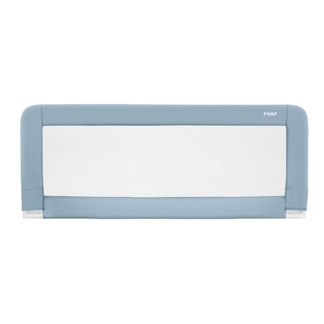 Bariera protectie anticadere pat copii, lungime 100 cm, albastru-gri, Reer Sleep'n Keep 45101