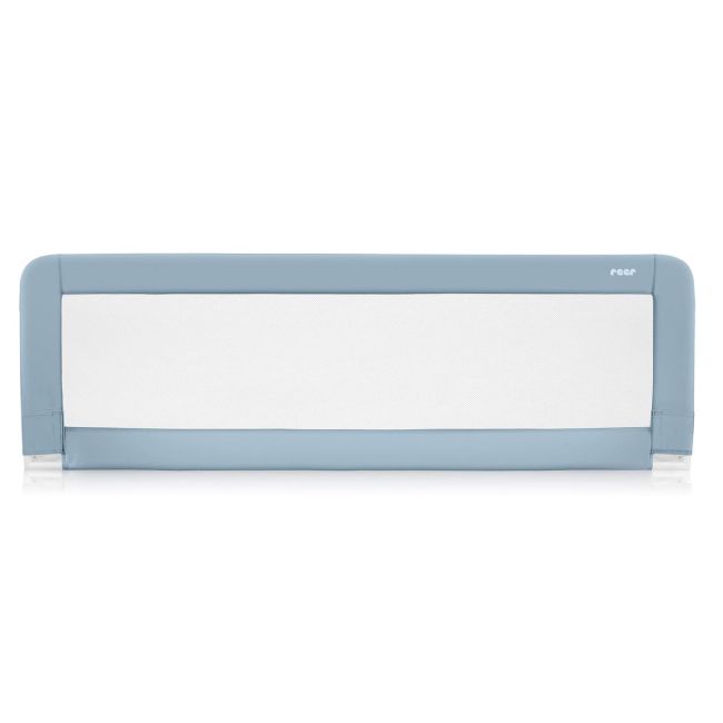 Bariera protectie anticadere pat copii, lungime 150 cm, albastru-gri, Reer Sleep'n Keep XL 45111