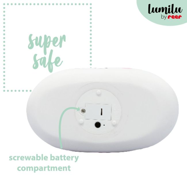 Lampa de veghe cu LED, cu oprire cronometrata, forma nor, alba, Lumilu Sweet Dreams Cloud, Reer 52250