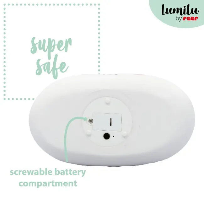 Lampa de veghe cu LED, cu oprire cronometrata, forma nor, alba, Lumilu Sweet Dreams Cloud, Reer 52250