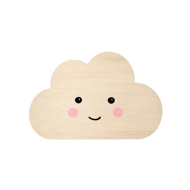 Lampa de veghe de perete, cu led, lumina reglabila si oprire cronometrata, forma nor, Lumilu Silhouette Cloud, Reer 52167