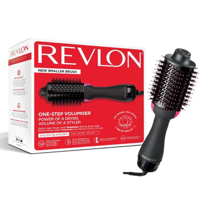 Perie electrica fixa REVLON pentru par mediu spre scurt One-Step Volumiser, RVDR5282UKE BITRVDR5282UKE