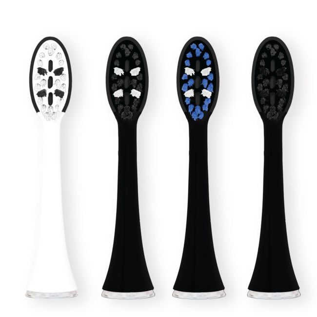 Set 4 rezerve periuta de dinti VITAMMY Onyx, Pearl+ Noire, Aurum, TH1905 BITTH1905