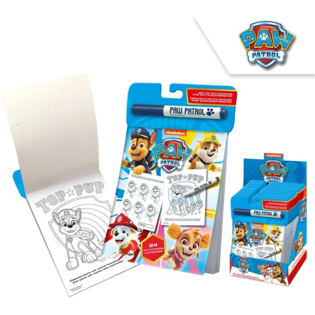 Carte de activitati cu carioca magica Paw Patrol SunCity EWA19758PW BBJEWA19758PW_Initiala
