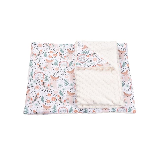 Lenjerie 3 piese patut 120x60 cm model pisicute si plus crem PFCPF3324