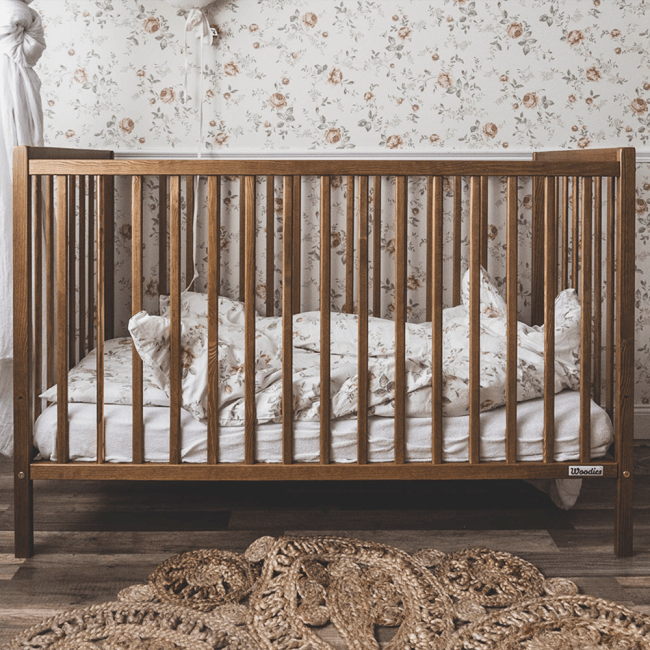 Patut Din Lemn Pentru Bebe, Inaltime Saltea Reglabila, Stardust  Craft Vintage 120a 60 Cm Pjbstardust_vintage